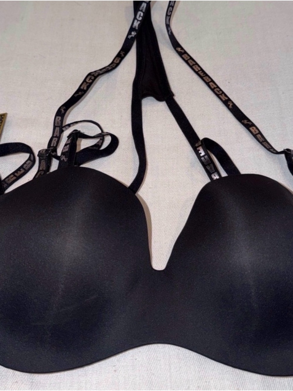 Bareback bra size 34C black